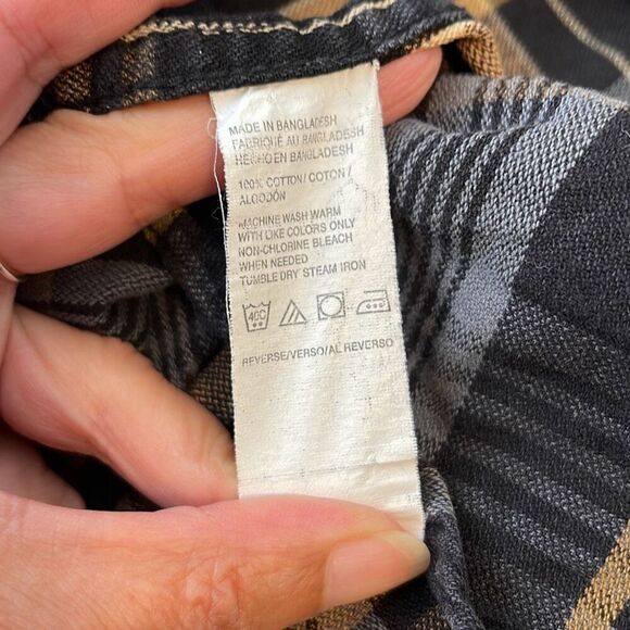 G.H‎ Bass & Co. Mens Plaid Cotton Long Sleeve Button Up Shirt Multicolor Medium - Picture 5 of 8